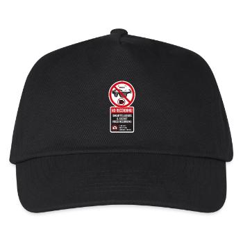 No Smart Glasses - Kids’ Baseball Cap - black - Front