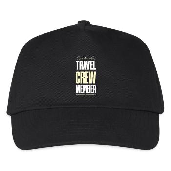 Travel Crew - Kinder Basecap - Schwarz - Vorne