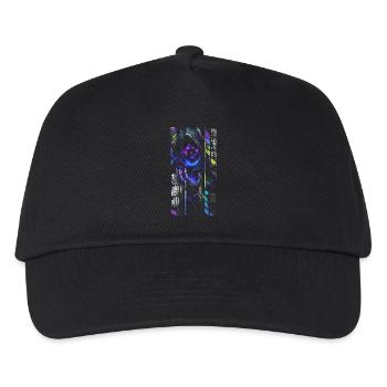 Reaper Neon-Holografieschädel – Halloween - Kinder Basecap - Schwarz - Vorne