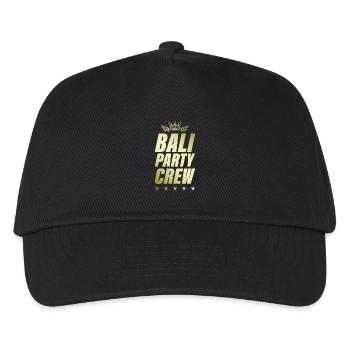Bali Party Crew Gold - Kids’ Baseball Cap - black - Front