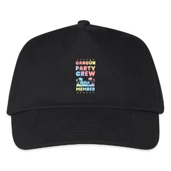 Cancun Party Crew - Kids’ Baseball Cap - black - Front