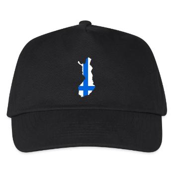 Finland - Kids’ Baseball Cap - black - Front