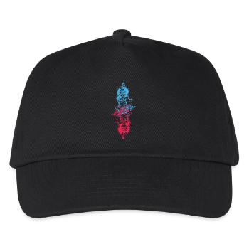 SKELETT PIRATE GIRL - Kinder Basecap - Schwarz - Vorne