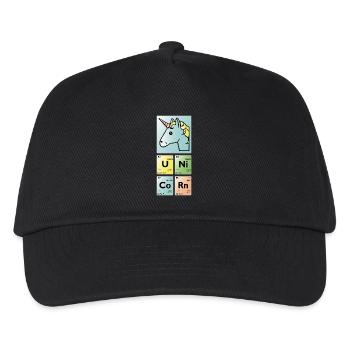 Tableau périodique licorne - Casquette de baseball Enfant - noir - Devant