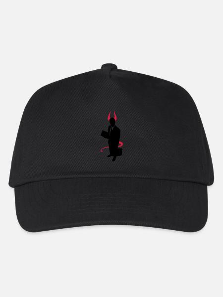 Business Devil - Kids’ Baseball Cap - black