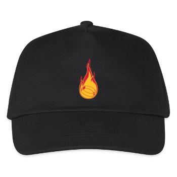 feu flamme brûler chaud torche se marier ring ho - Casquette de baseball Enfant - noir - Devant