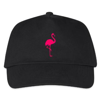 Pink Flamingo - Kids’ Baseball Cap - black - Front