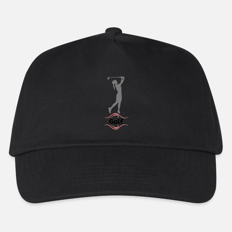 golf - Kinder Basecap - Schwarz
