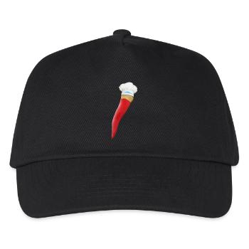 Curniciello Napoletano - Das kleine Horn - Kinder Basecap - Schwarz - Vorne