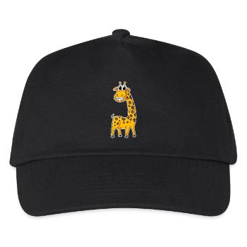Giraffe Long Neck - Kids’ Baseball Cap - black - Front