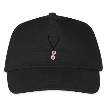 Halskette Schmuck alter Controller - Kinder Basecap - Schwarz - Vorne