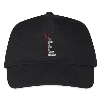 in going to hell - Kids’ Baseball Cap - black - Front