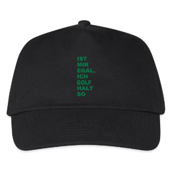 Golf - Kinder Basecap - Schwarz - Vorne