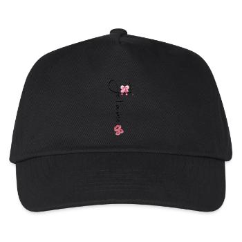 I love you bird Valentine's Day - Kids’ Baseball Cap - black - Front