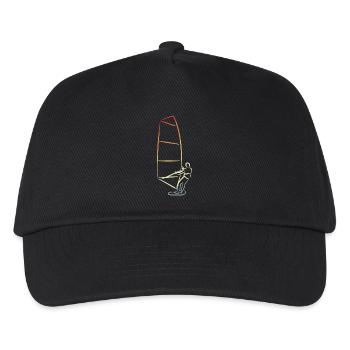 Vintage Windsurfers - Casquette de baseball Enfant - noir - Devant