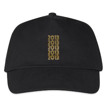 2013 - Kinder Basecap - Schwarz - Vorne