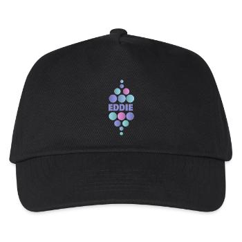 Eddie comme prénom - Casquette de baseball Enfant - noir - Devant