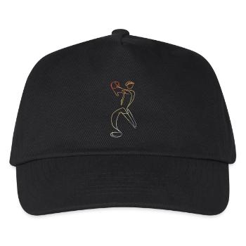 Cricket Bowler Vintage Look - Kids’ Baseball Cap - black - Front