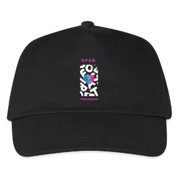 Open your horizons - Kids’ Baseball Cap - black - Front