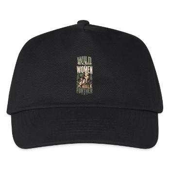 Hiking Women - Kids’ Baseball Cap - black - Front