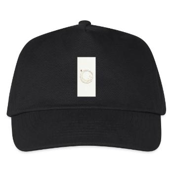 Lächelnder Zen Enso Kreis - Kinder Basecap - Schwarz - Vorne