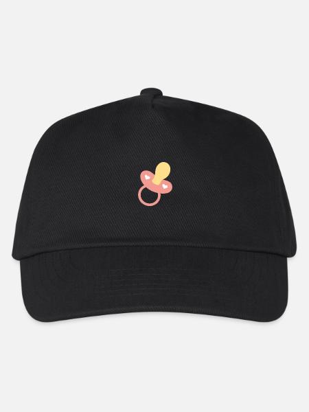 Baby Geburt 2026 Geschenk Geschenkidee - Kinder Basecap - Schwarz