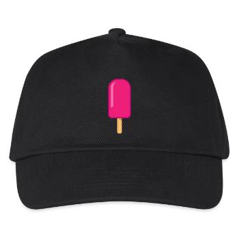 Eis - Kinder Basecap - Schwarz - Vorne