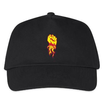 Feuer Feuer Flamme der Nähe Faust Faust faust0 - Kinder Basecap - Schwarz - Vorne