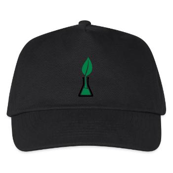 Test tube leaf - Kids’ Baseball Cap - black - Front