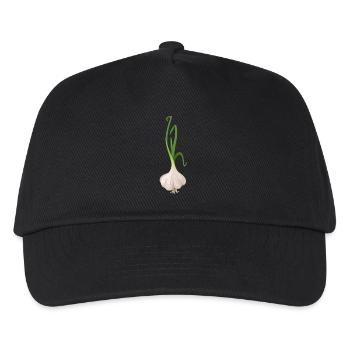 Garlic plant - Kids’ Baseball Cap - black - Front