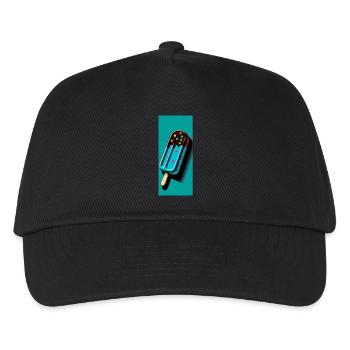 Ice on the Style Popsicle Pop Art I - Kids’ Baseball Cap - black - Front