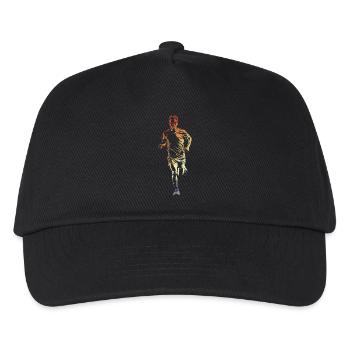 Jogging look vintage - Casquette de baseball Enfant - noir - Devant