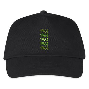 Chefkoch 1961 - Kinder Basecap - Schwarz - Vorne
