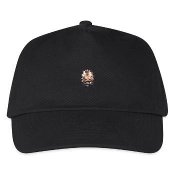 Fitness Woman Muscles - Kids’ Baseball Cap - black - Front