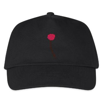 rose - Kids’ Baseball Cap - black - Front