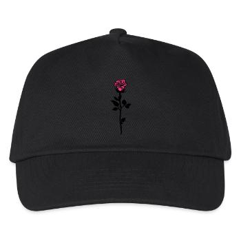 rose_2c - Kinder Basecap - Schwarz - Vorne