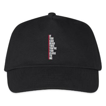 trop près de moi - Casquette de baseball Enfant - noir - Devant