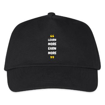 En savoir plus Gagnez plus - Casquette de baseball Enfant - noir - Devant