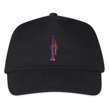 Trumpet - Kids’ Baseball Cap - black - Front