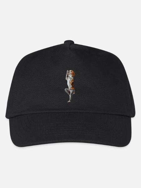 Beagle - Kinder Basecap - Schwarz