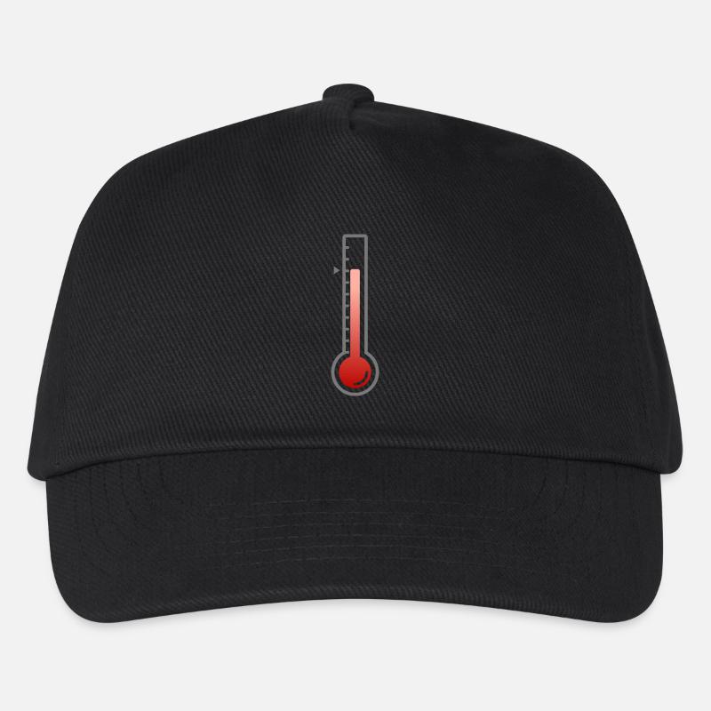 Thermometer - Kids’ Baseball Cap - black
