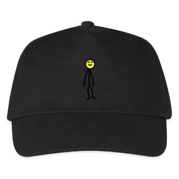 happy_man - Kids’ Baseball Cap - black - Front