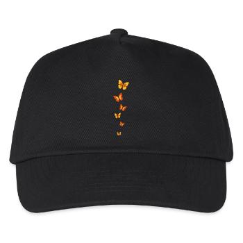 schmetterlinge - Kinder Basecap - Schwarz - Vorne