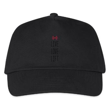 lift love live - Kinder Basecap - Schwarz - Vorne