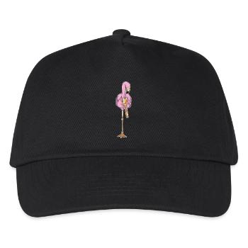 Flamingo Saft - Kinder Basecap - Schwarz - Vorne
