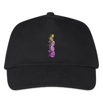 Colorful Easter eggs for Easter - Kids’ Baseball Cap - black - Front