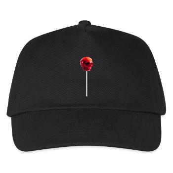Skullipop - Lollipop Skull Candy - Kids’ Baseball Cap - black - Front