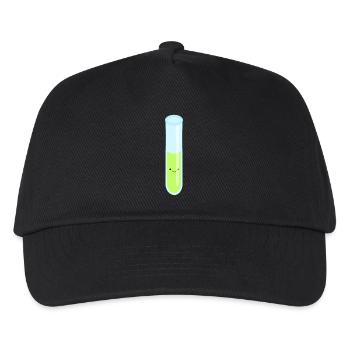 test tube flask tube experiment chemistry chemistry chemistry - Kids’ Baseball Cap - black - Front