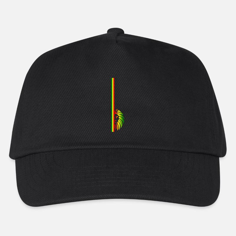 Reggae Lion - Casquette de baseball Enfant - noir