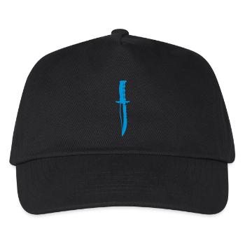 kitchen butcher knife survival knife 220 - Kids’ Baseball Cap - black - Front